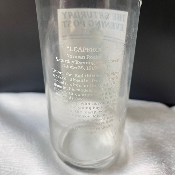 The Saturday Evening Post Norman Rockwell Vintage glass - Picture 2 of 4